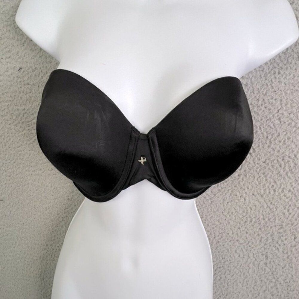 FREDERICKS OF HOLLYWOOD BRA BLACK SIZE 38B